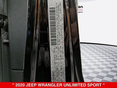 2020 Jeep Wrangler Unlimited Sport