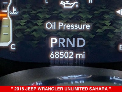 2018 Jeep Wrangler Unlimited Sahara