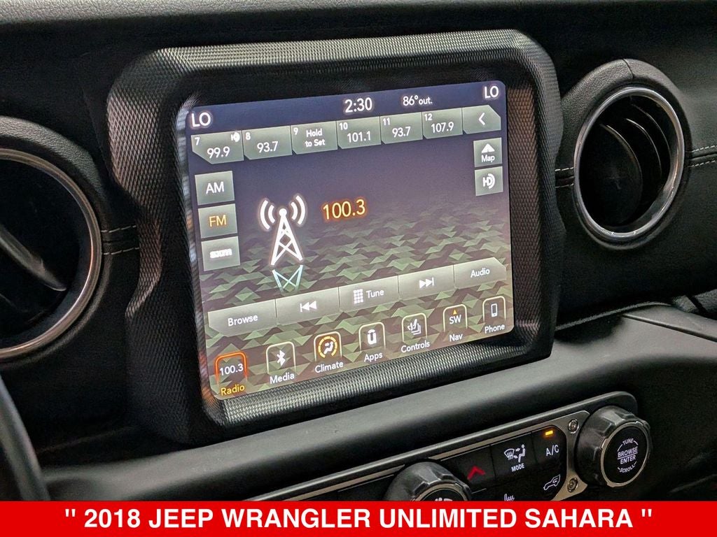 2018 Jeep Wrangler Unlimited Sahara