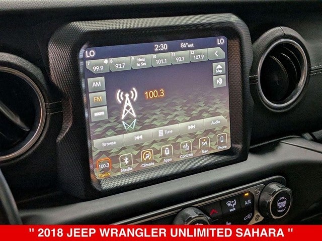 2018 Jeep Wrangler Unlimited Sahara