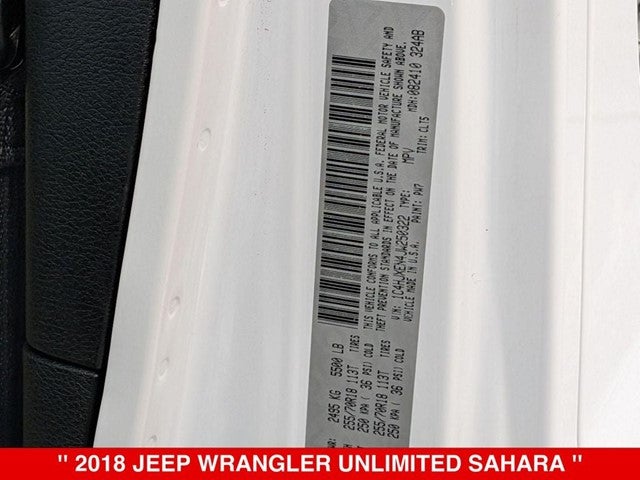 2018 Jeep Wrangler Unlimited Sahara