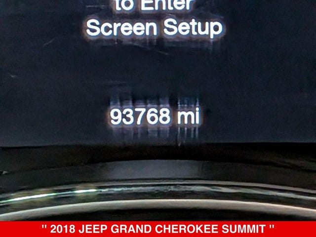 2018 Jeep Grand Cherokee Summit