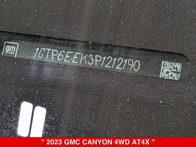 2023 GMC Canyon AT4X