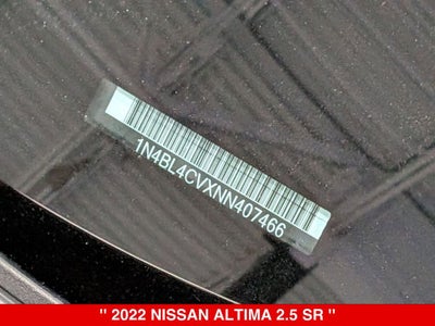 2022 Nissan Altima 2.5 SR