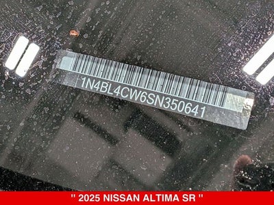 2025 Nissan Altima 2.5 SR