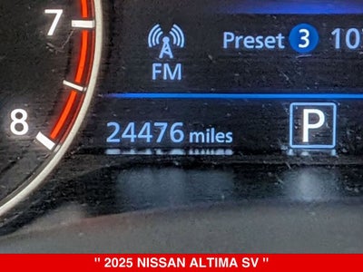 2025 Nissan Altima 2.5 SV