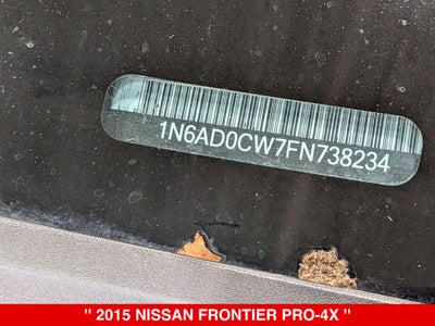 2015 Nissan Frontier PRO-4X