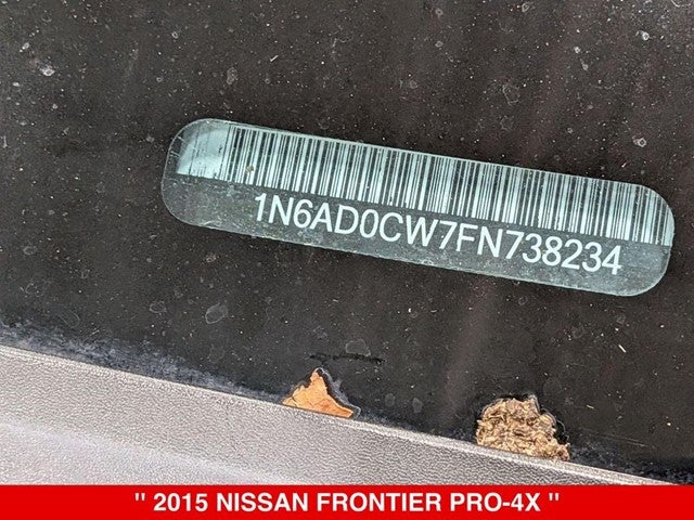2015 Nissan Frontier PRO-4X