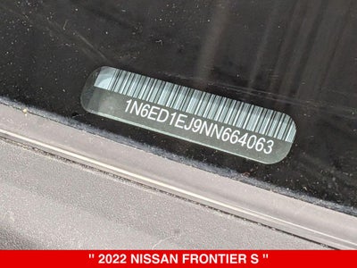 2022 Nissan Frontier S