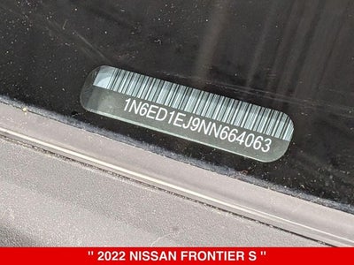 2022 Nissan Frontier S