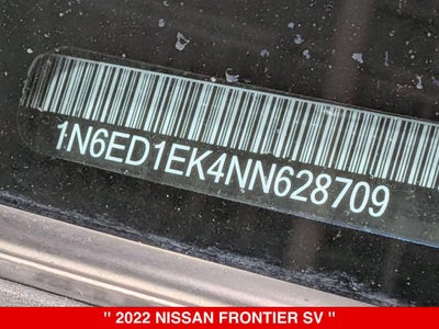 2022 Nissan Frontier SV