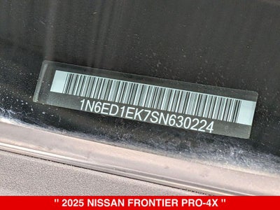2025 Nissan Frontier PRO-4X