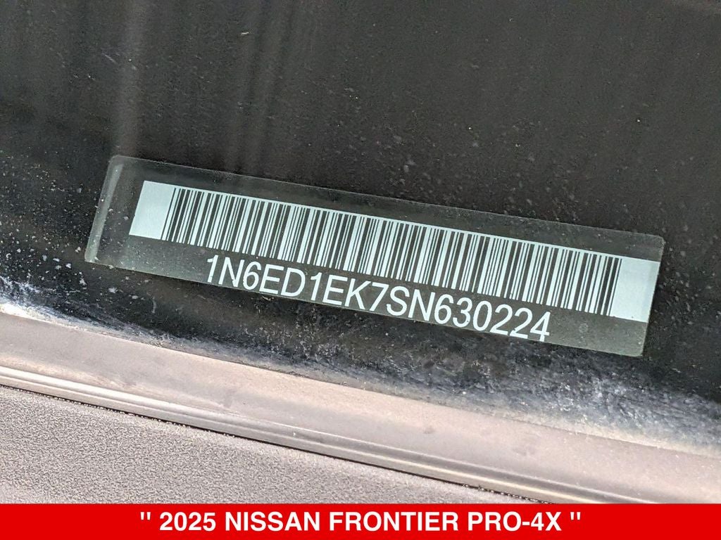 2025 Nissan Frontier PRO-4X
