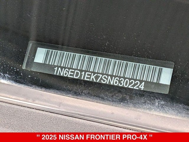 2025 Nissan Frontier PRO-4X