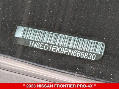 2023 Nissan Frontier PRO-4X