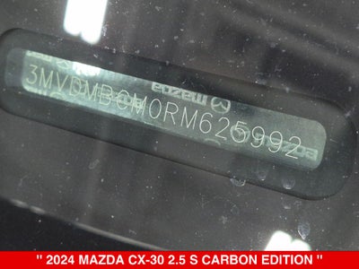 2024 Mazda Mazda CX-30 2.5 S Carbon Edition