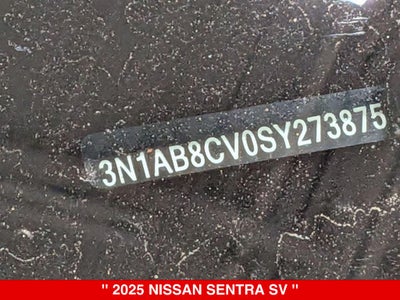 2025 Nissan Sentra SV