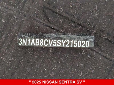 2025 Nissan Sentra SV