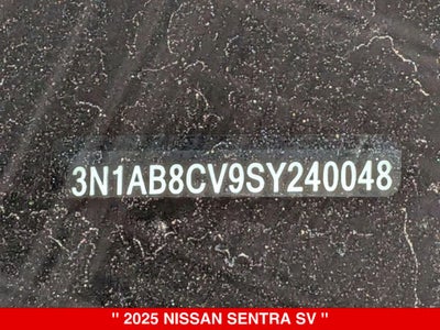 2025 Nissan Sentra SV