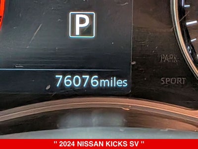2024 Nissan Kicks SV