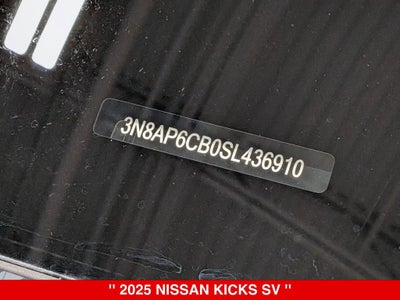 2025 Nissan Kicks SV Premium AWD NISSAN CERTIFIED