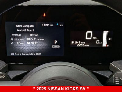 2025 Nissan Kicks SV Premium AWD NISSAN CERTIFIED