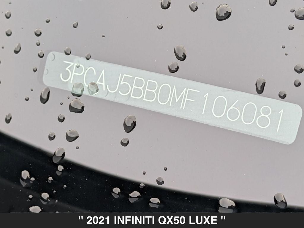 2021 INFINITI QX50 LUXE