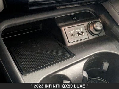 2023 INFINITI QX50 LUXE AWD