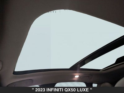2023 INFINITI QX50 LUXE AWD