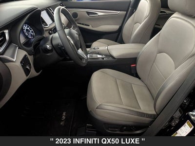 2023 INFINITI QX50 LUXE AWD