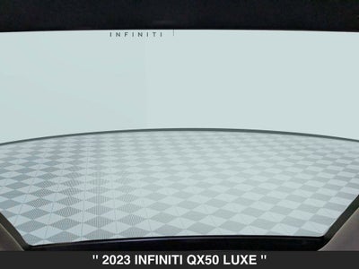 2023 INFINITI QX50 LUXE
