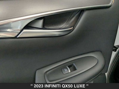 2023 INFINITI QX50 LUXE AWD