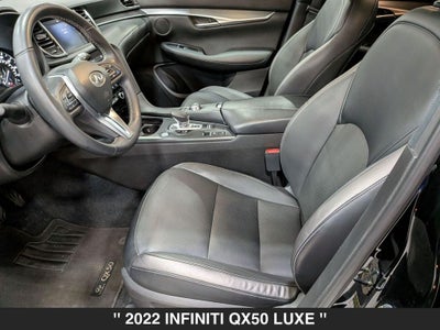 2022 INFINITI QX50 LUXE AWD