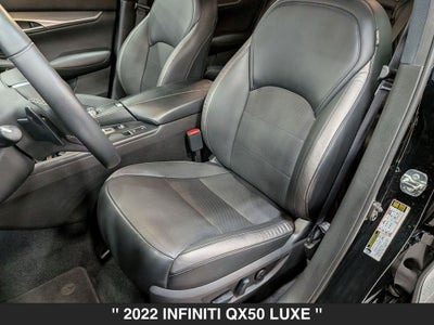 2022 INFINITI QX50 LUXE AWD
