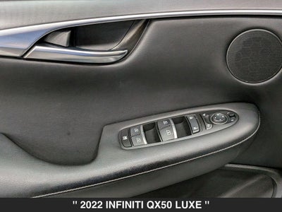 2022 INFINITI QX50 LUXE AWD