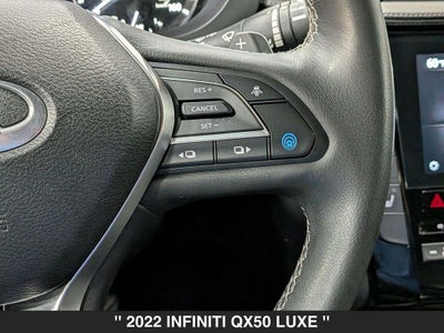 2022 INFINITI QX50 LUXE AWD