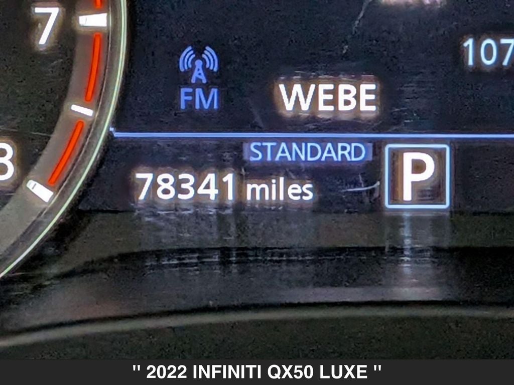 2022 INFINITI QX50 LUXE AWD