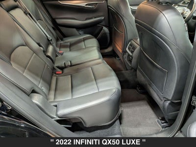 2022 INFINITI QX50 LUXE AWD