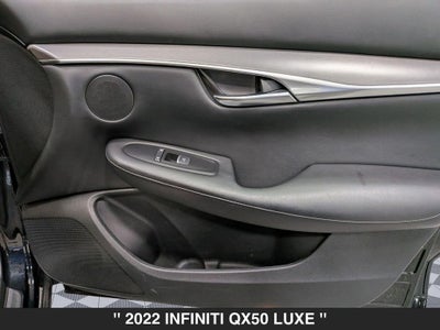 2022 INFINITI QX50 LUXE AWD