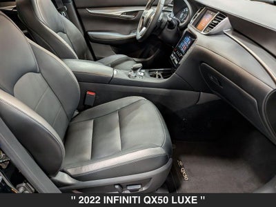 2022 INFINITI QX50 LUXE AWD