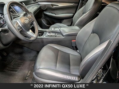 2022 INFINITI QX50 LUXE AWD