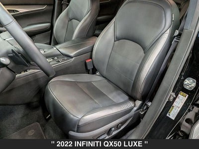 2022 INFINITI QX50 LUXE AWD