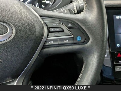 2022 INFINITI QX50 LUXE AWD