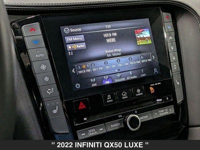 2022 INFINITI QX50 LUXE AWD