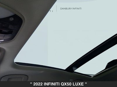 2022 INFINITI QX50 LUXE AWD