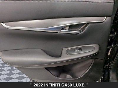 2022 INFINITI QX50 LUXE AWD