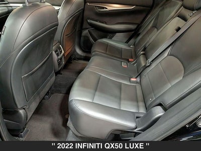 2022 INFINITI QX50 LUXE AWD