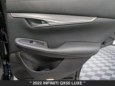 2022 INFINITI QX50 LUXE AWD