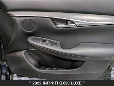 2022 INFINITI QX50 LUXE AWD