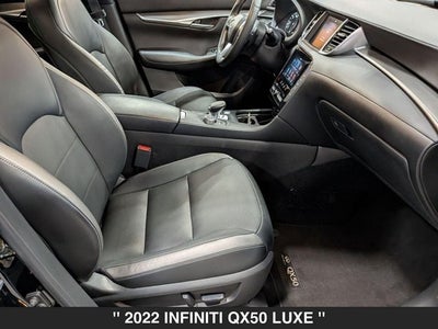 2022 INFINITI QX50 LUXE AWD